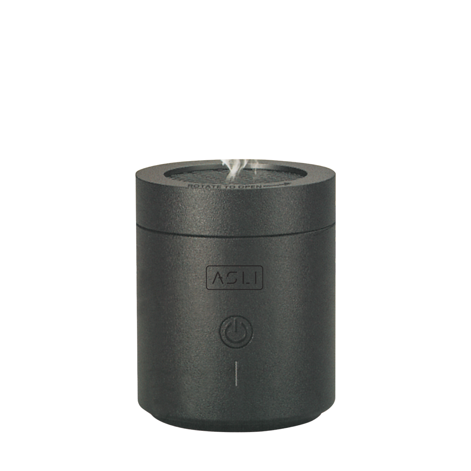 Asli Global Amberiq Essence Electric Bakhoor Burner with Rotating Flip | Black
