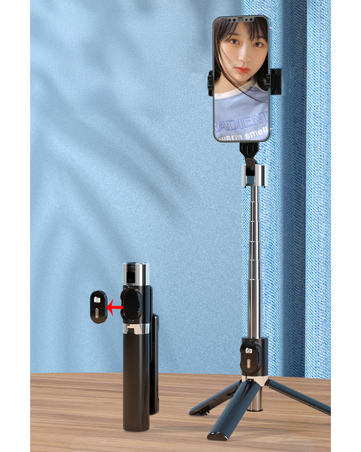 Usams Mini Wireless Selfie Stick Mini And Portable Easy To Carry