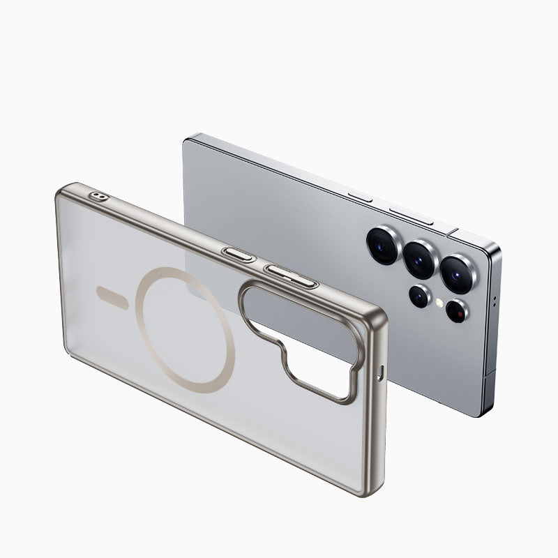 Keephone Galaxy S25 Skingrip MagSnap MagSafe Case | Titanium Gray