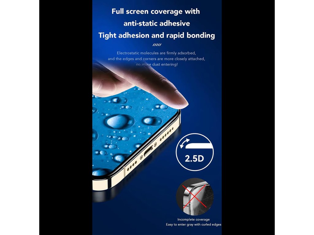 Anank 2.5D 5X Reinforced Tempered Glass Screen Protector for iPhone 17 Air