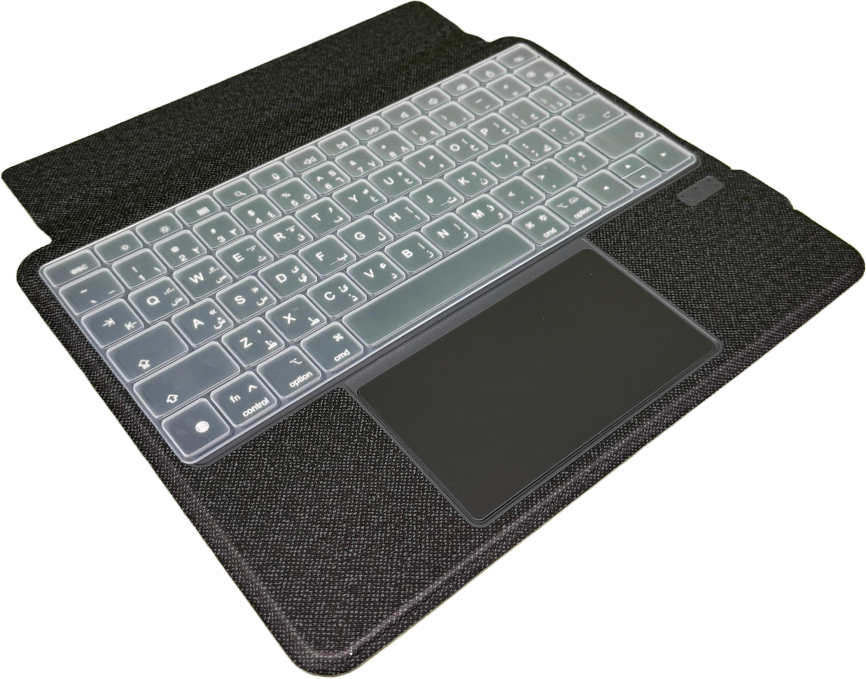 LZEL ZenKey Neura Series Smart Keyboard Case for iPad 10.9” & 11” (A16) 2025 | Black