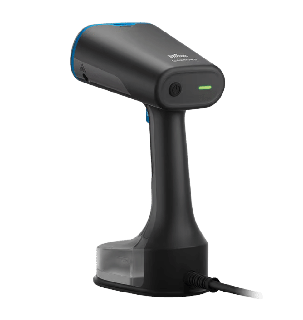 مكواة البخار المحمولة QuickStyle 5 من Braun بقوة 1200 واط | خزان مياه 150 مل | أسود