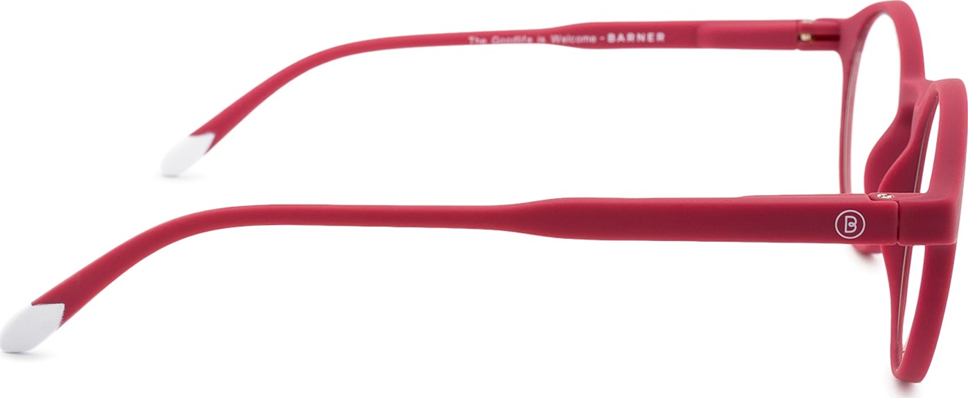 Barner Screen Glasses Le Maris Kids | Burgundy Red