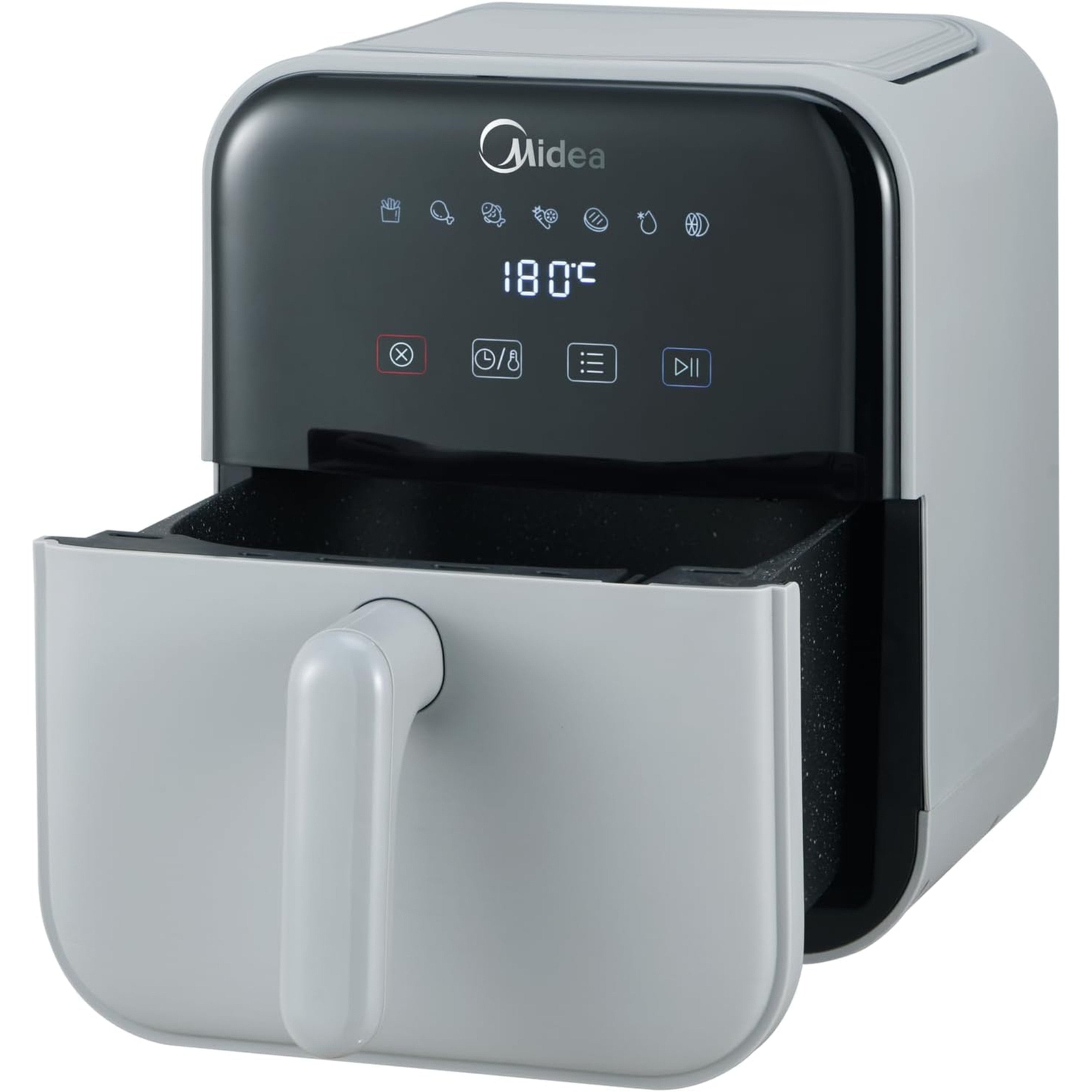Midea 4 L Digital Air Fryer – 1400 W, 6 Preset Menus, Touch Screen