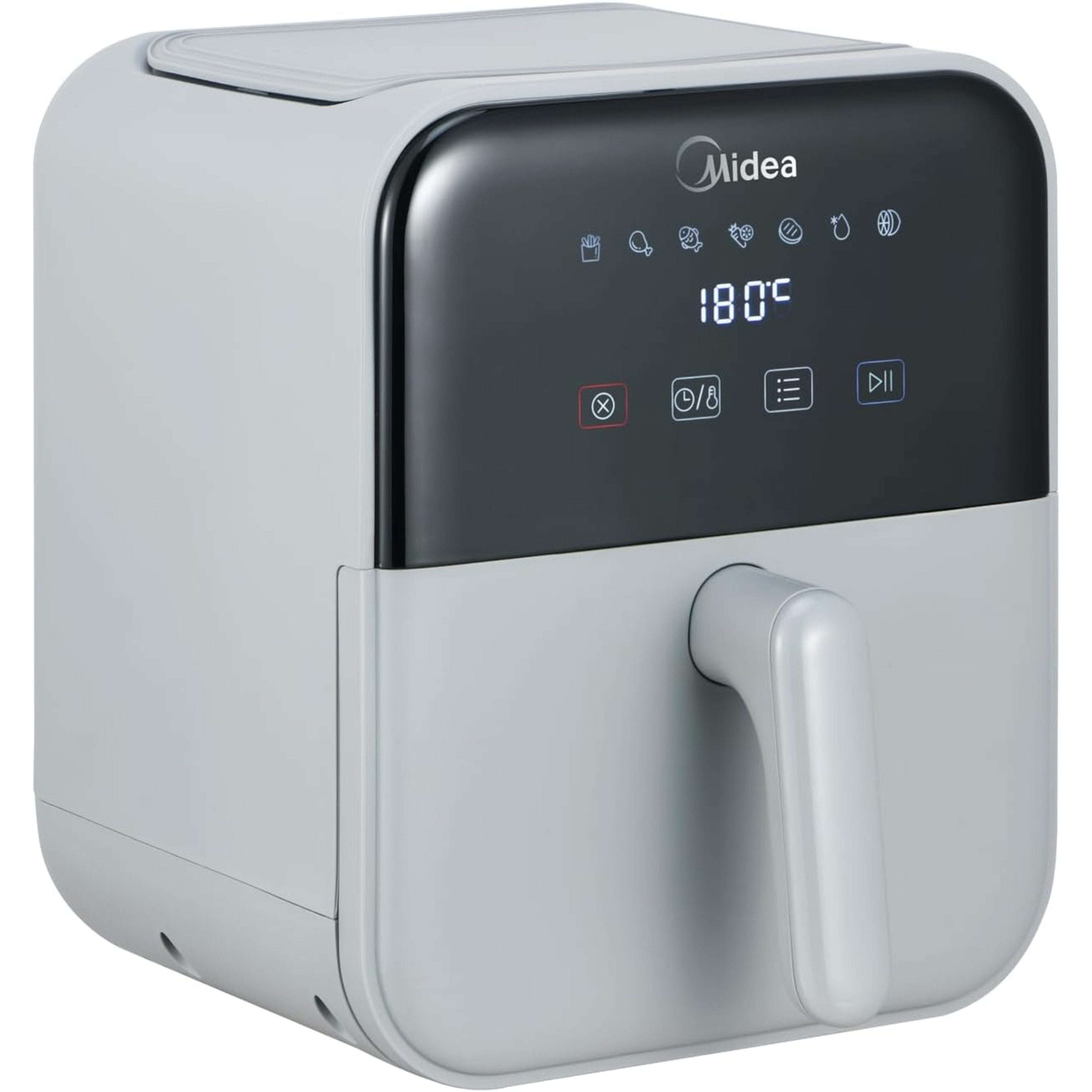 Midea 4 L Digital Air Fryer – 1400 W, 6 Preset Menus, Touch Screen
