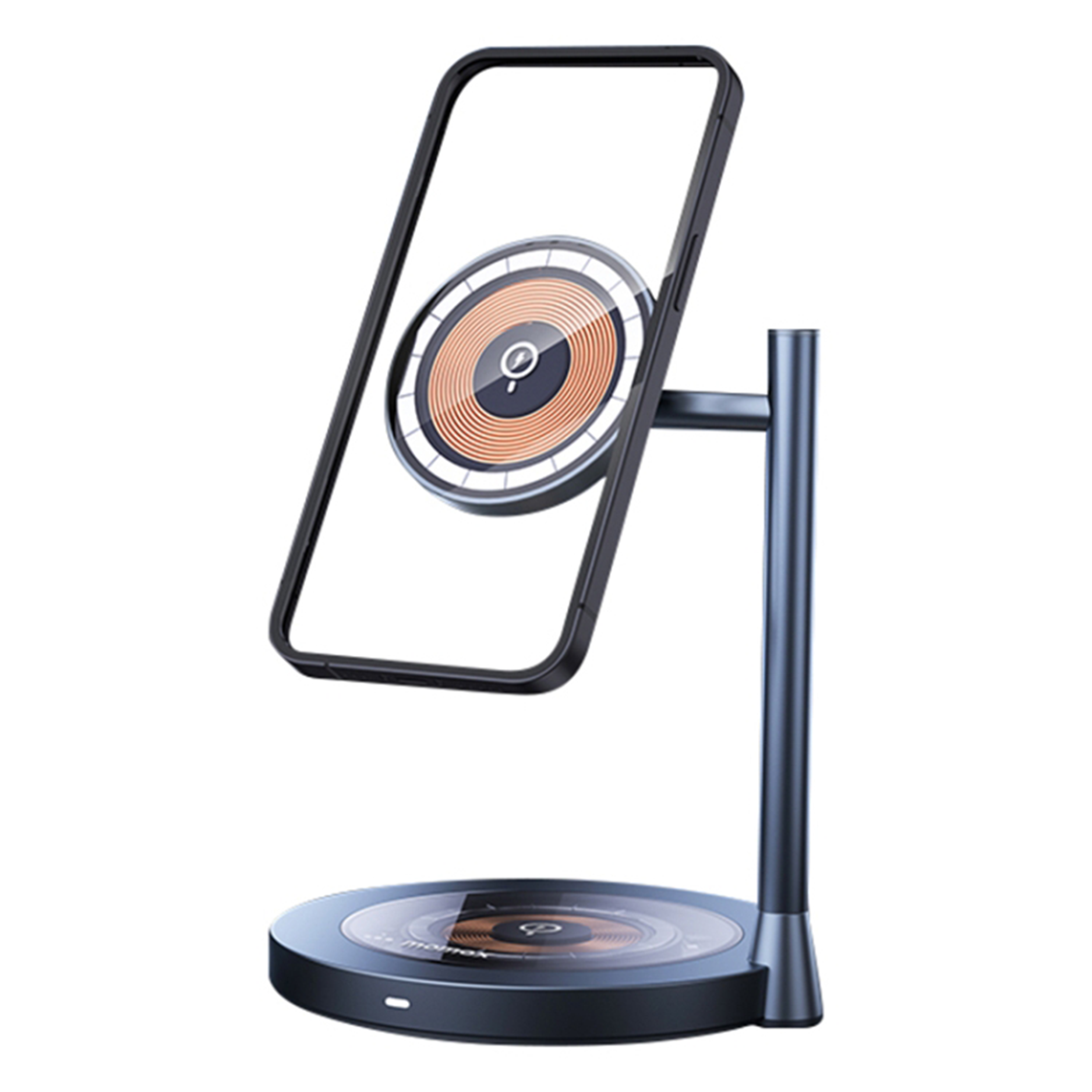 Momax Q.mag Dual2 15w Dual Magnetic Wireless Charger Stand | Black