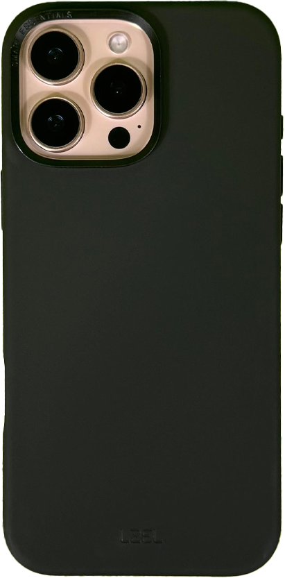 LZEL iPhone 16 Pro Max PrimeShield Silicone Case | Black