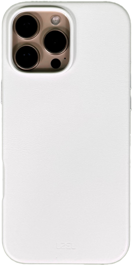 LZEL iPhone 16 Pro Max Mag Leather Elite Case |Light Gray