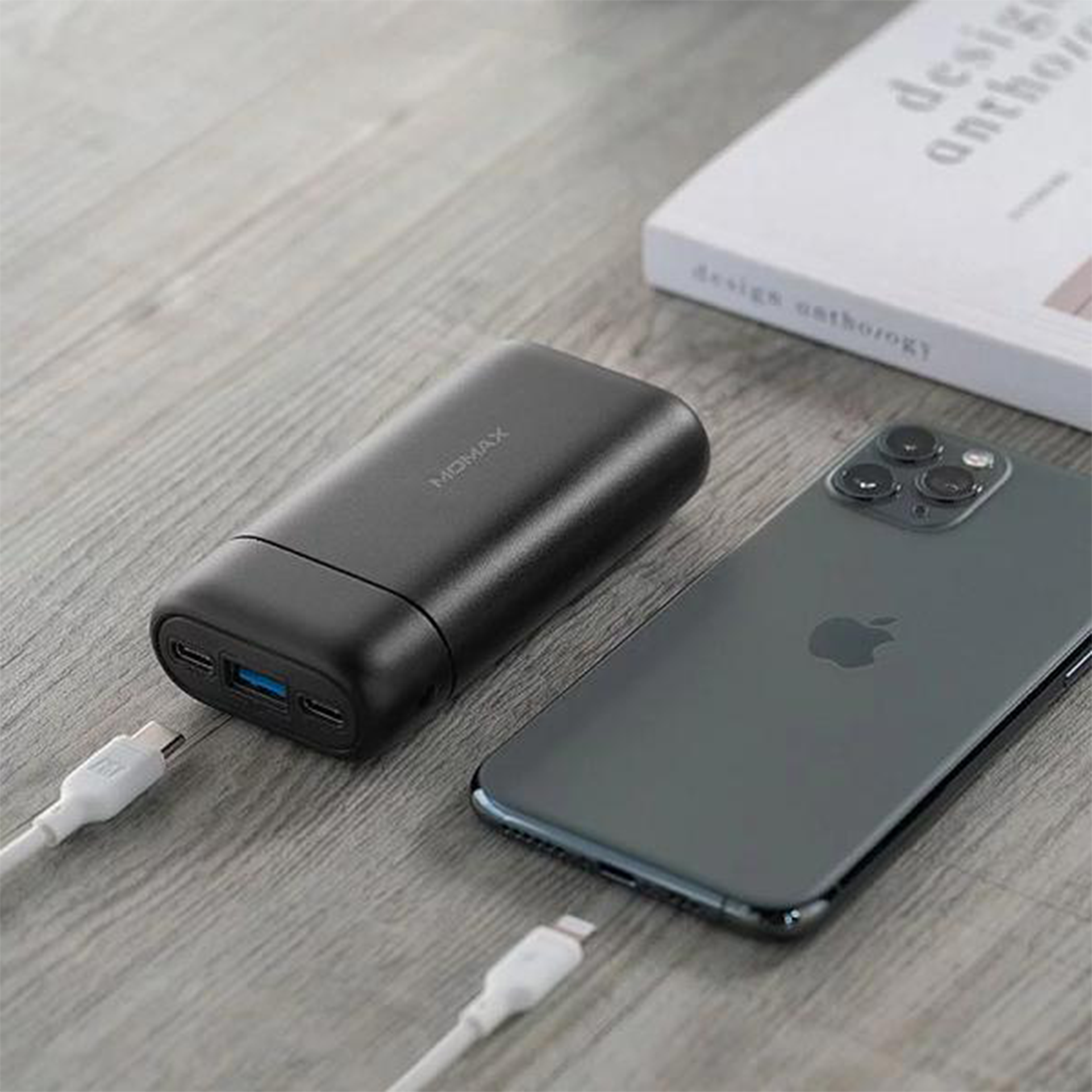 بطارية متنقلة Momax iPower PD Mini بمدخل USB-C PD سعة 10000mAh