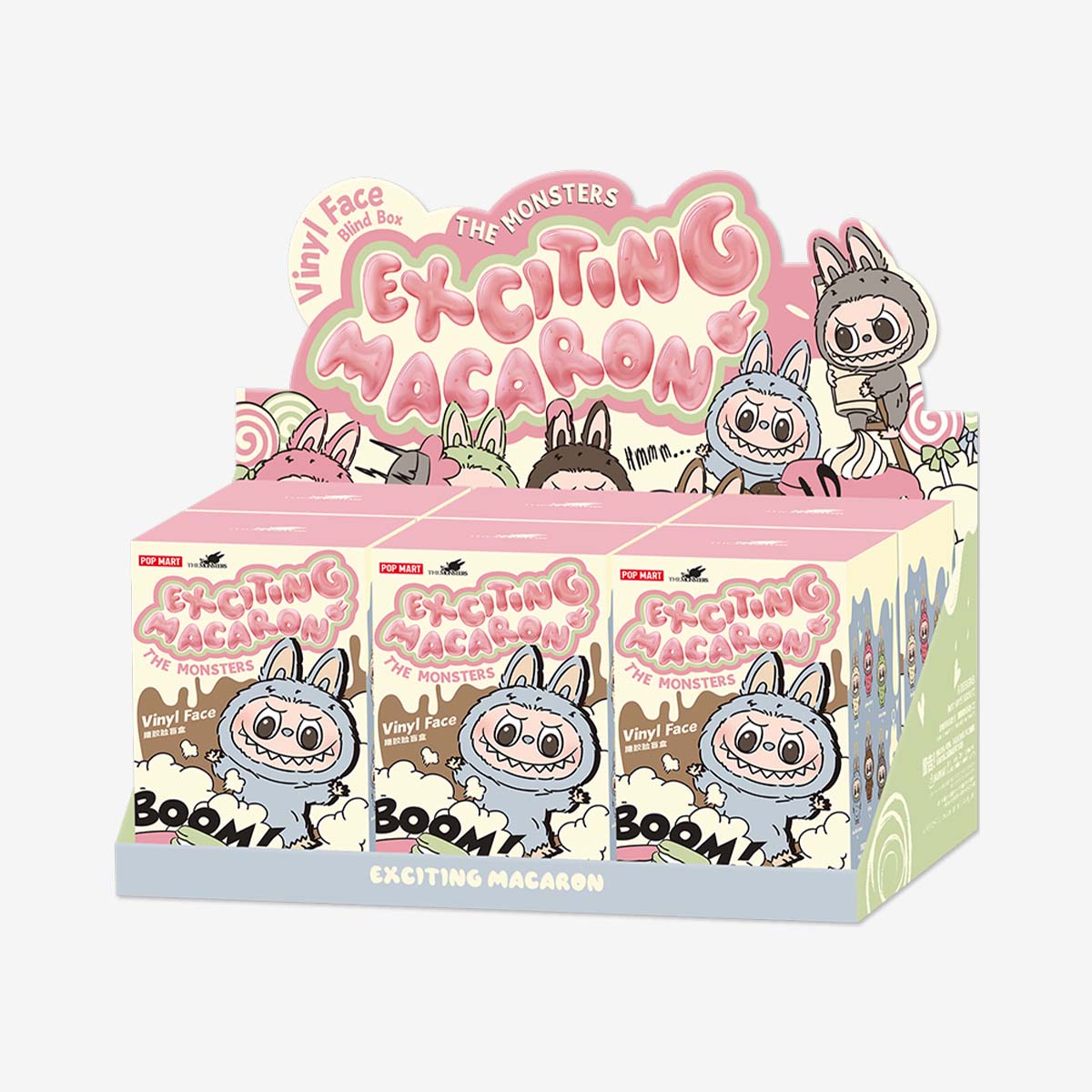 The Monsters Tasty Macarons Vinyl Face Blind Box