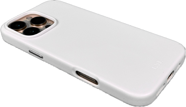 LZEL iPhone 16 Pro Max Mag Leather Elite Case |Light Gray