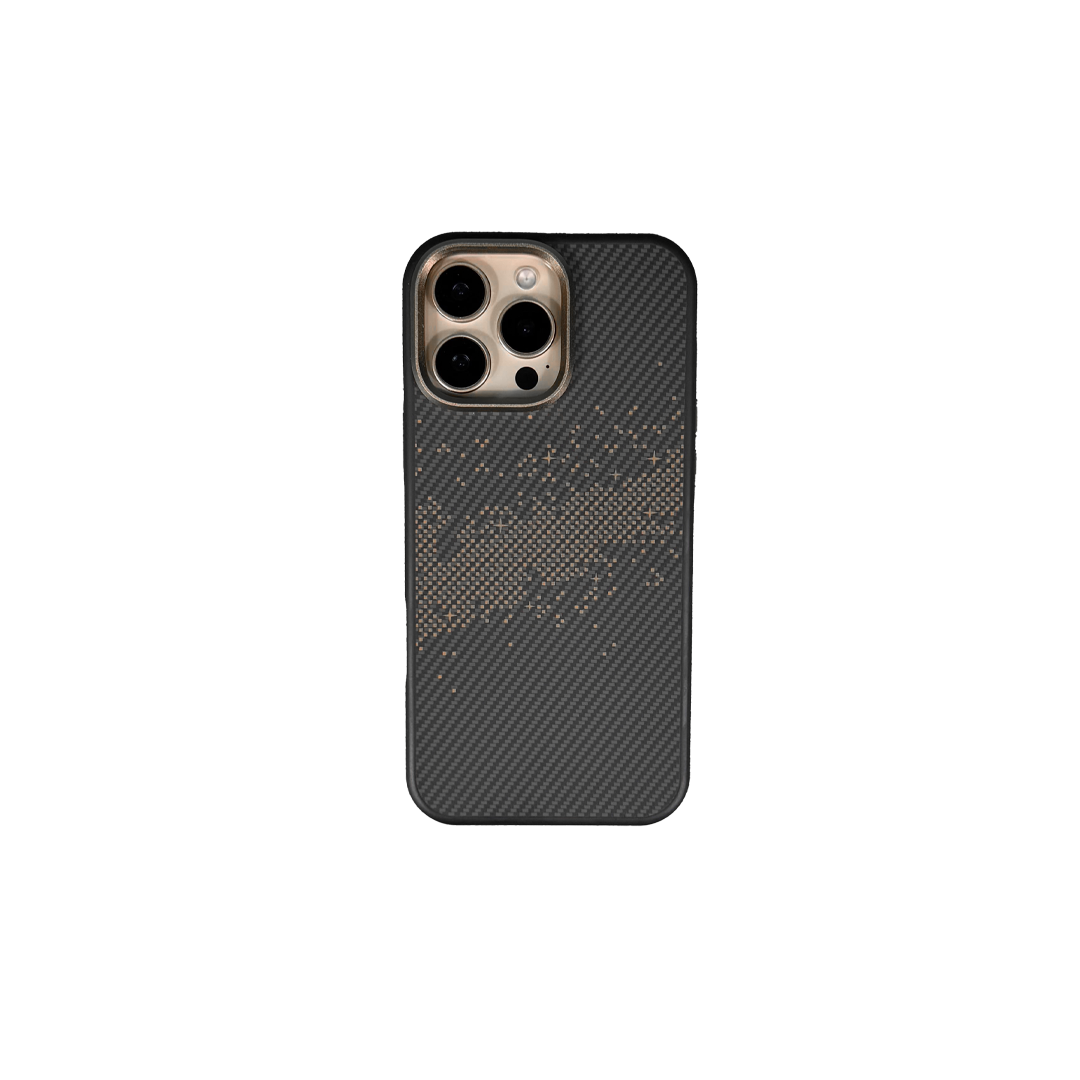LZEL iPhone 16 Pro Max MagKevlar Armor Case With MagSafe |Copper/Black