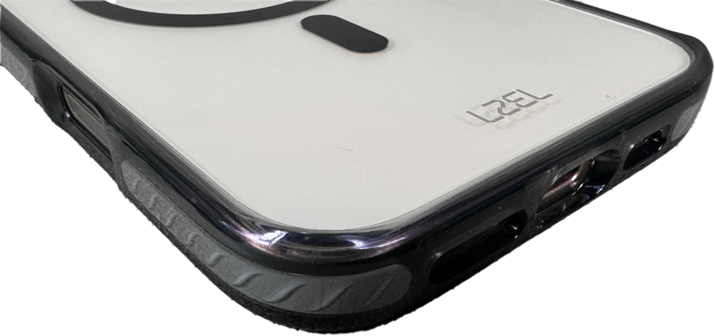 LZEL iPhone 16 Pro Armor Clear Case With MagSafe | Black