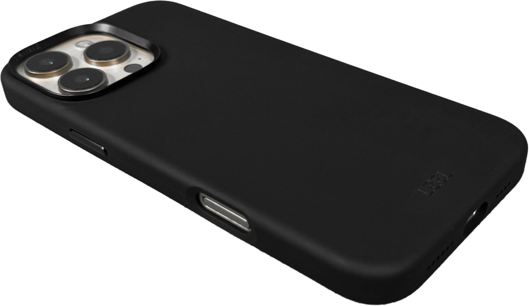 LZEL iPhone 16 Pro Max PrimeShield Silicone Case | Black