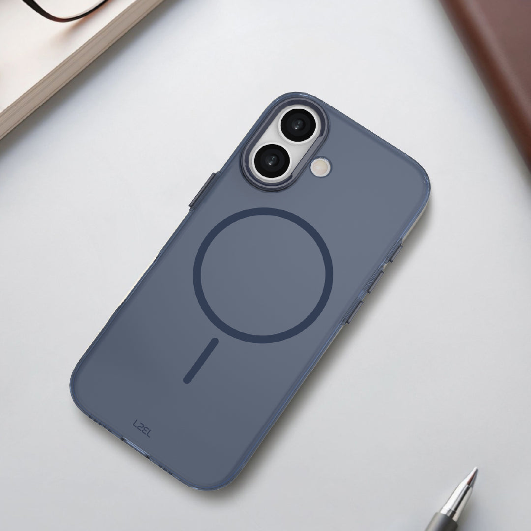 LZEL Magkryden Slim Case for iPhone 17 | Navy Blue