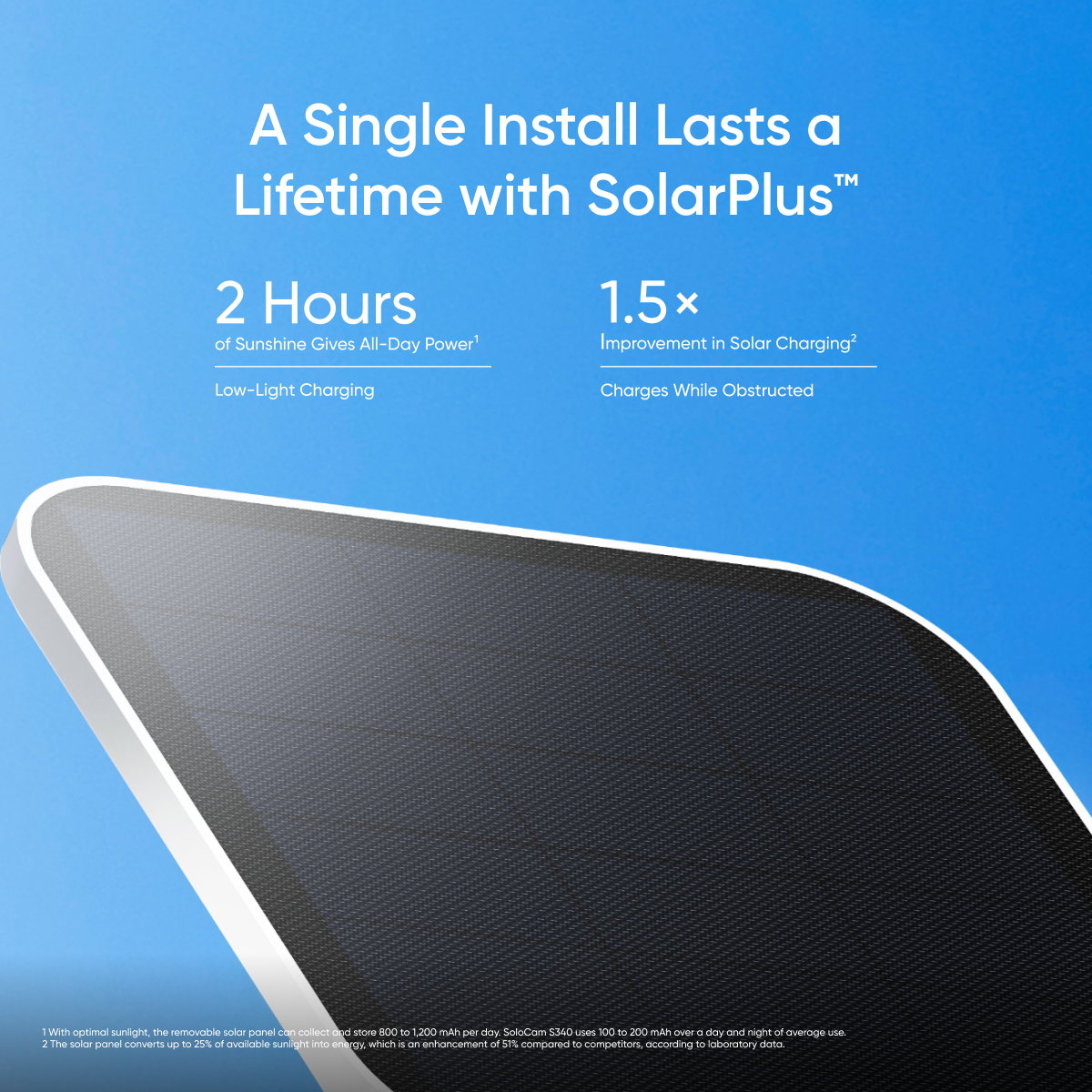 Eufy Security SoloCam S340 – Dual 360° Coverage, Solar-Powered, 4K Clarity | Black & White