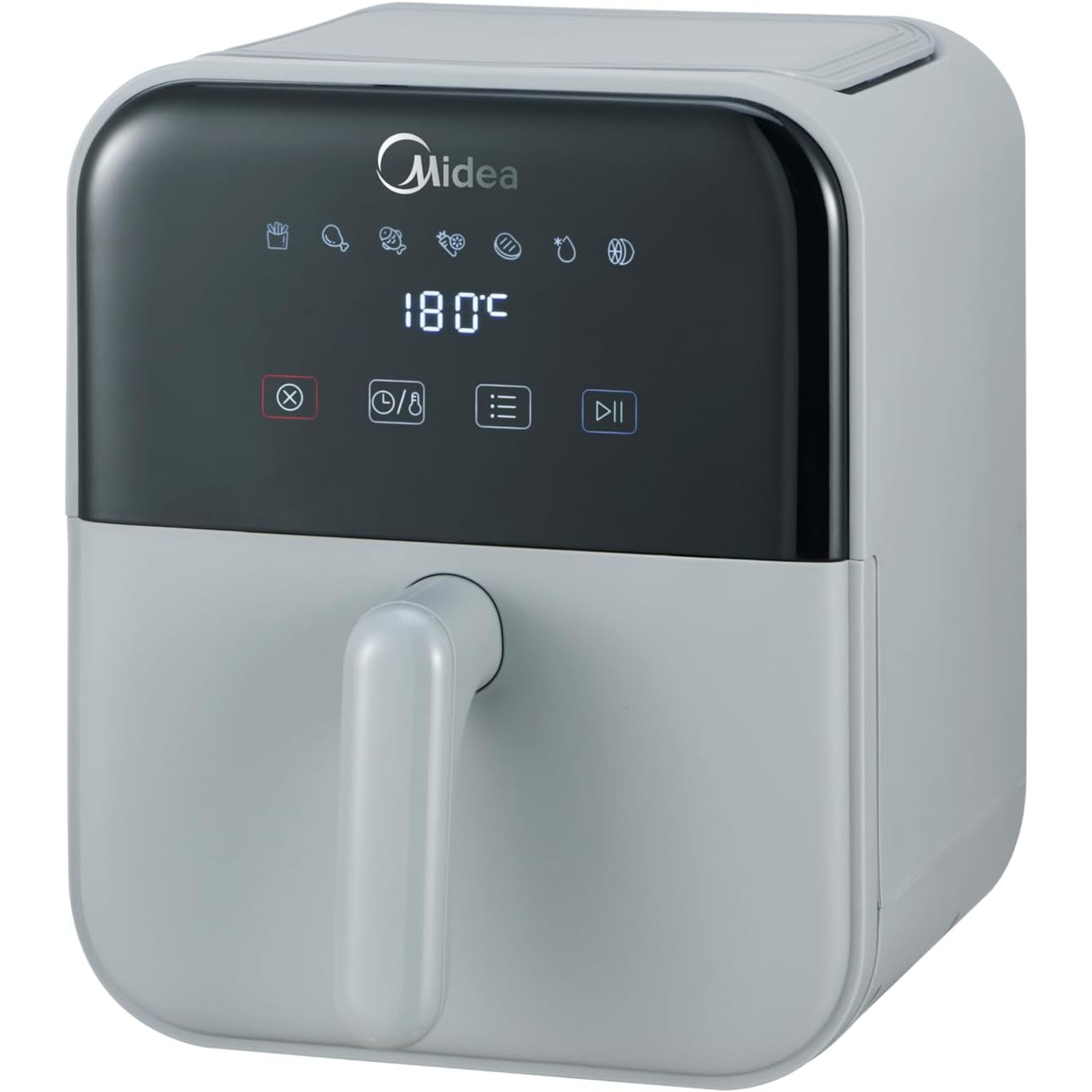 Midea 4 L Digital Air Fryer – 1400 W, 6 Preset Menus, Touch Screen