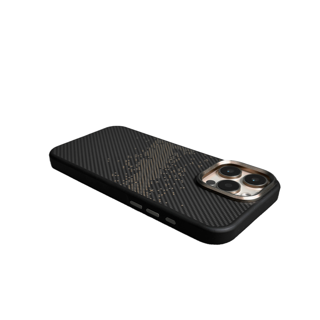 LZEL iPhone 16 Pro MagKevlar Armor Case With MagSafe |Copper/Black