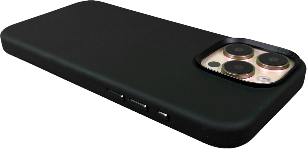 LZEL iPhone 16 Pro Max PrimeShield Silicone Case | Black
