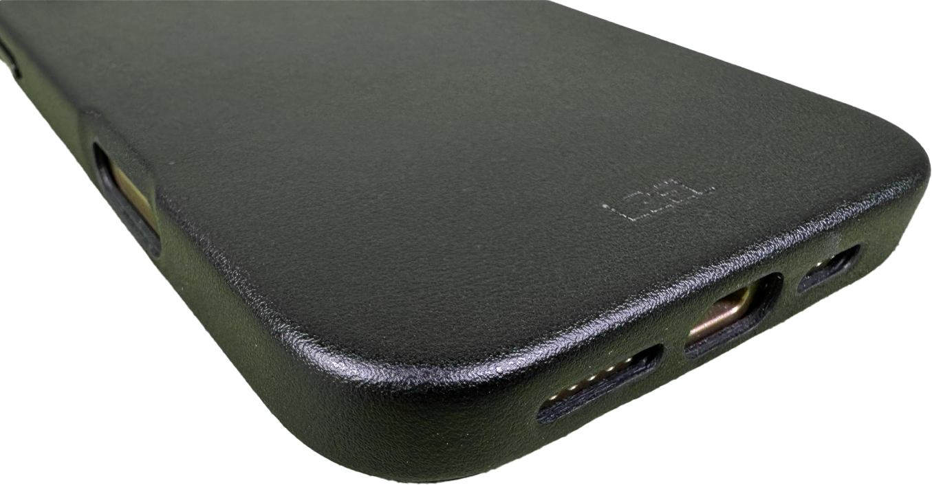 LZEL iPhone 16 Pro Max Mag Leather Elite Case | Black