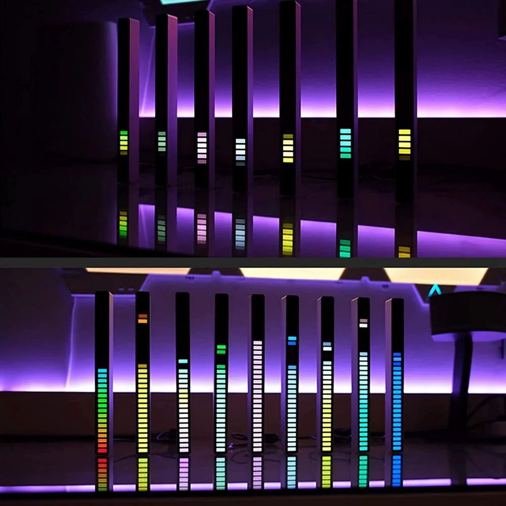 32 Bit RGB Sound Field Pickup Ambient Light Voice Rhythm Reactive (W-08)