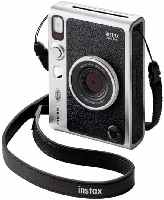 كاميرا Instax Mini EVO للأفلام الفورية من Fujifilm | أسود