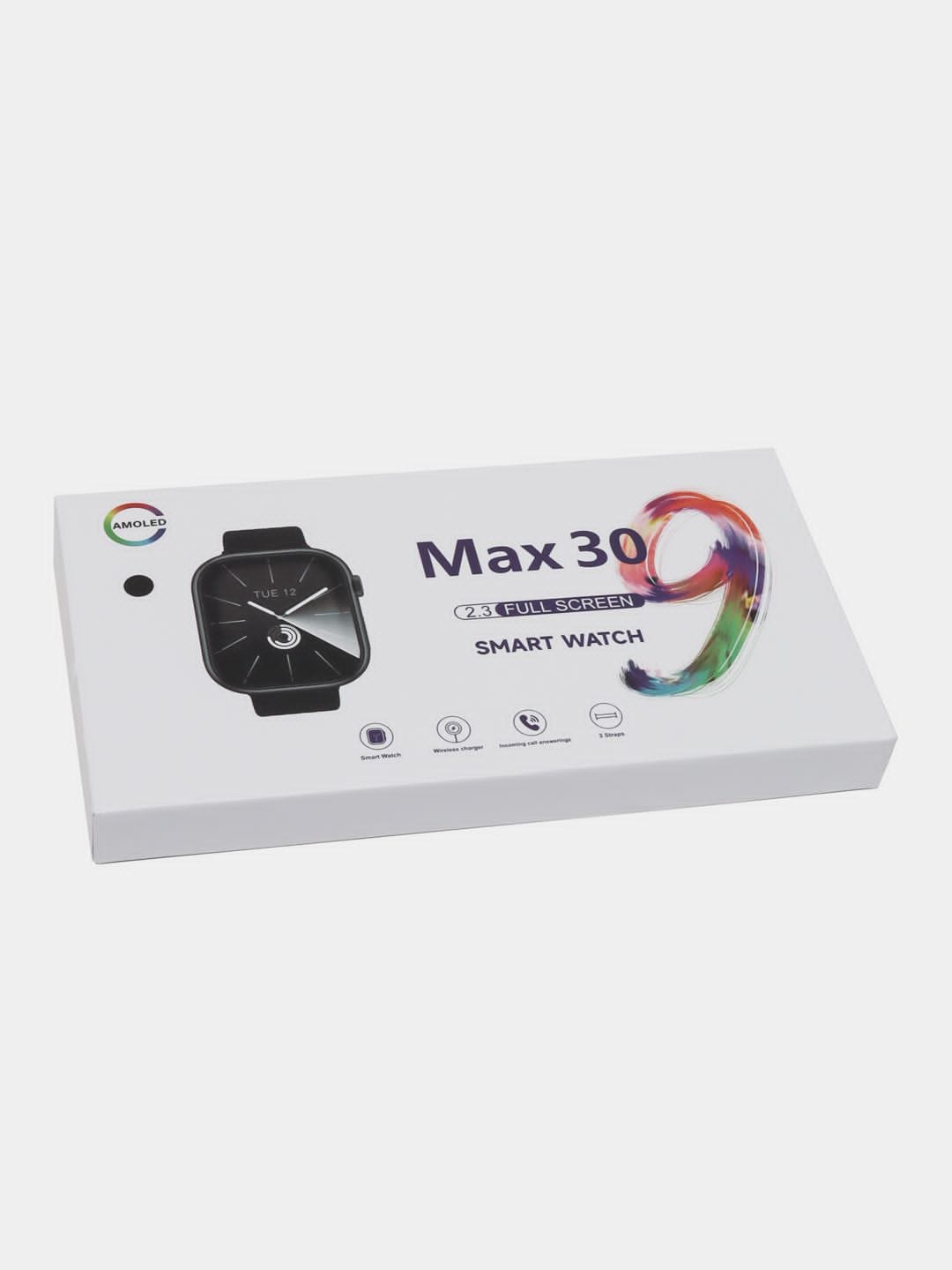 Max30 2.3 Full Screen Smart Watch | White