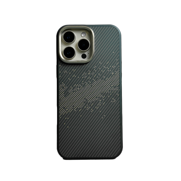LZEL iPhone 16 Pro Max MagKevlar Armor Case With MagSafe|Gray/Black