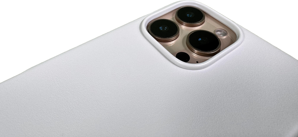 LZEL iPhone 16 Pro Max Mag Leather Elite Case |Light Gray