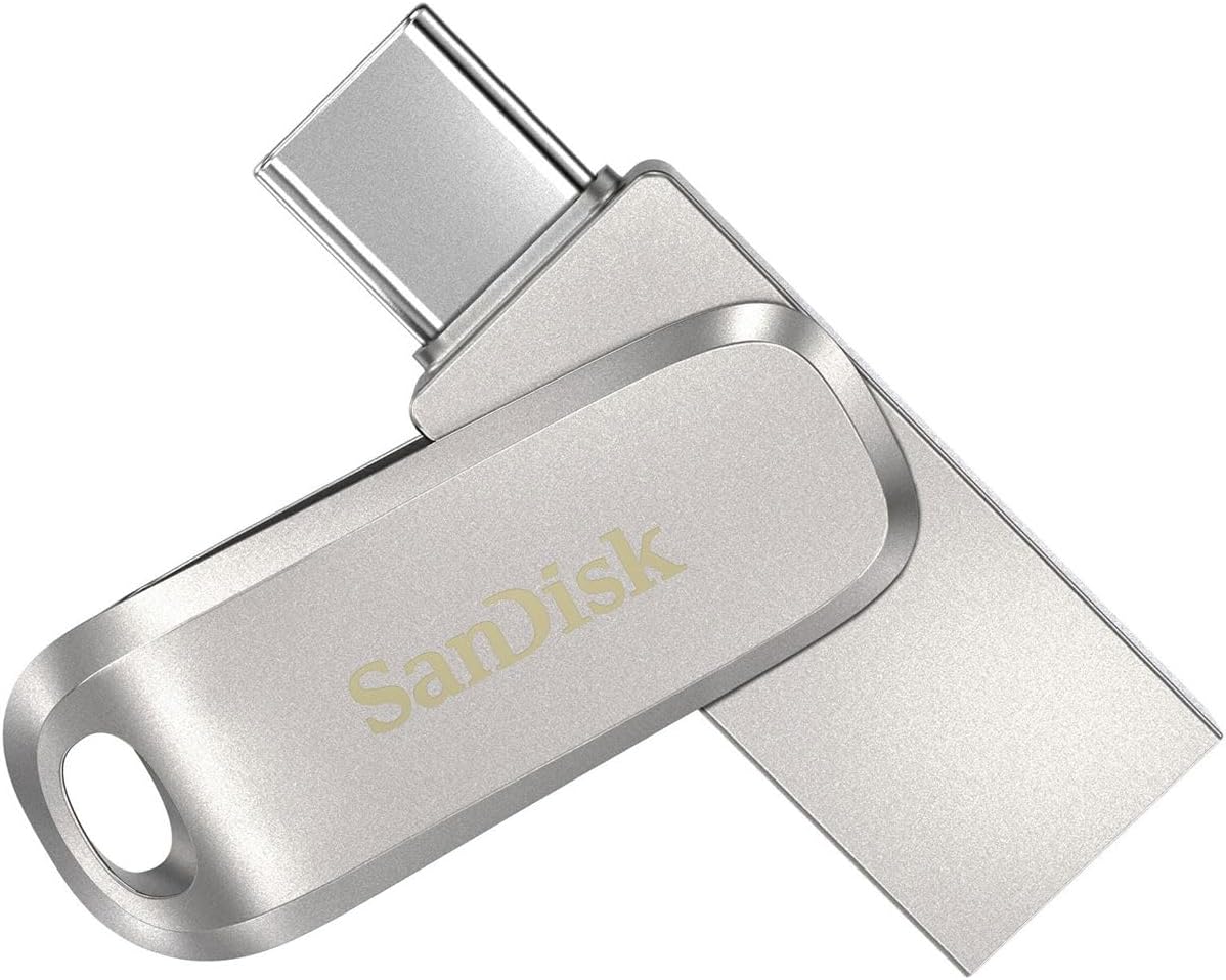 سانديسك ألترا محرك مزدوج لوكس USB Type-C بسعة 256 جيجابايت