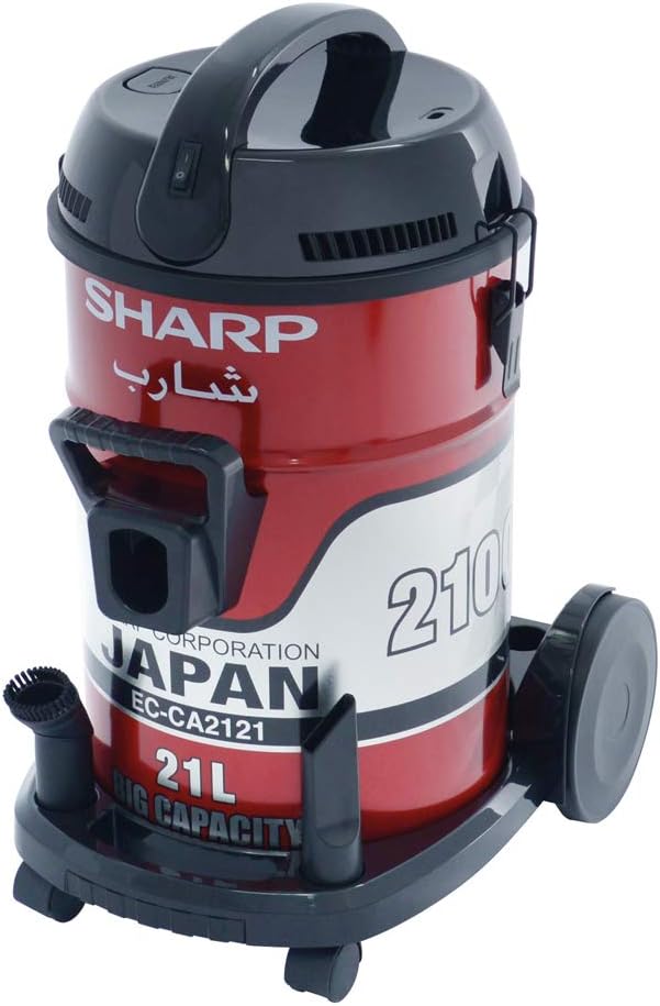 Sharp 21L 2100W Drum/Barrel 100% Copper Motor Vacuum Cleaner