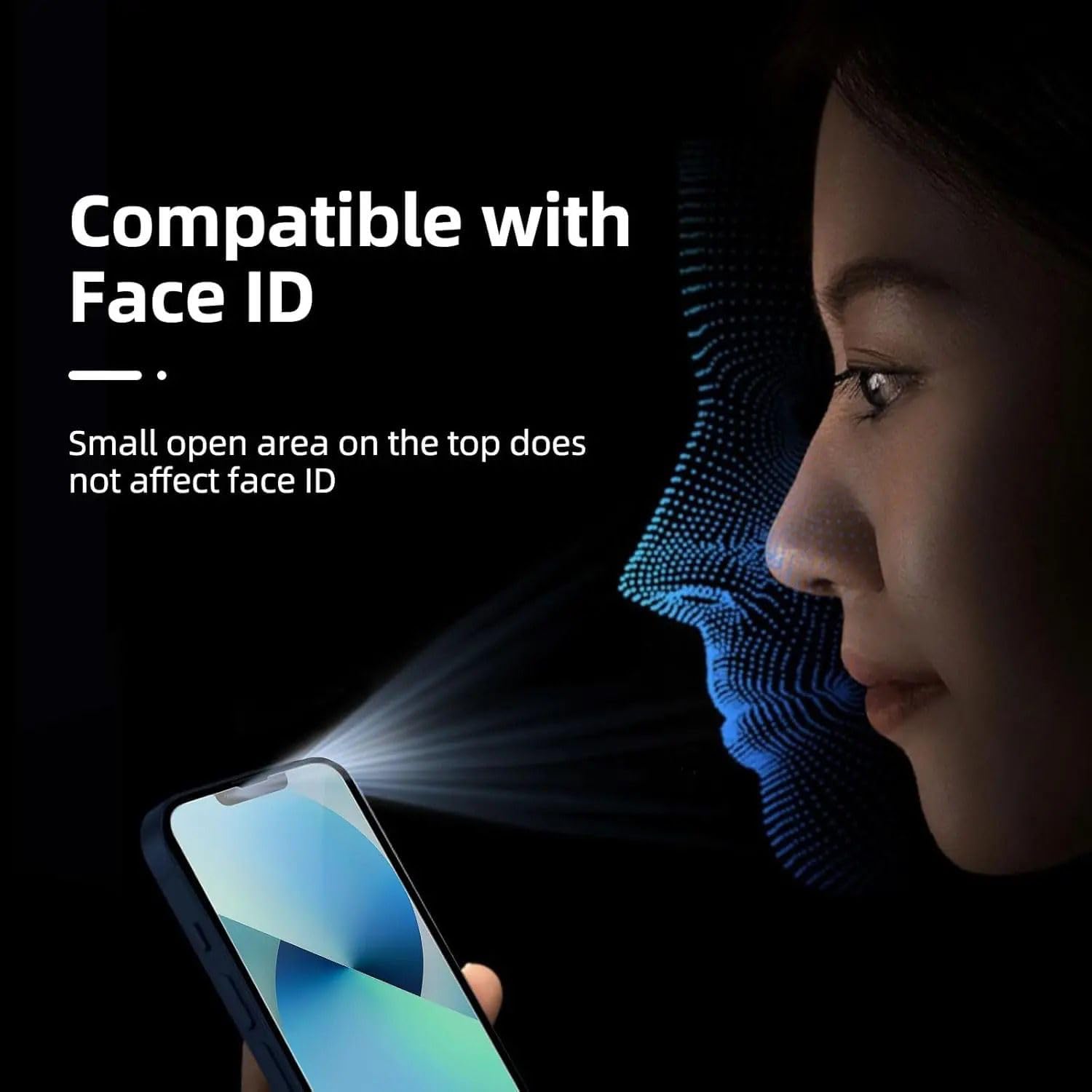 Anank iPhone 13 2.5D Tempered Glass
