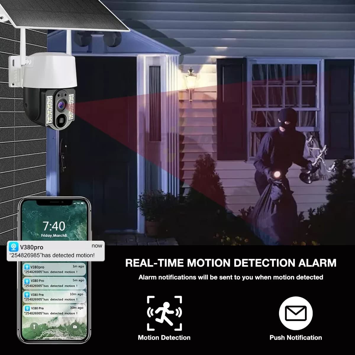 Solar Camera Wi-Fi/4G Smart Net Camera