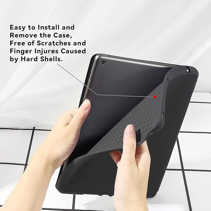 كڤر حماية لجهاز آيباد 10.2 | أسود (IPAD CASE 10.2 BLK)