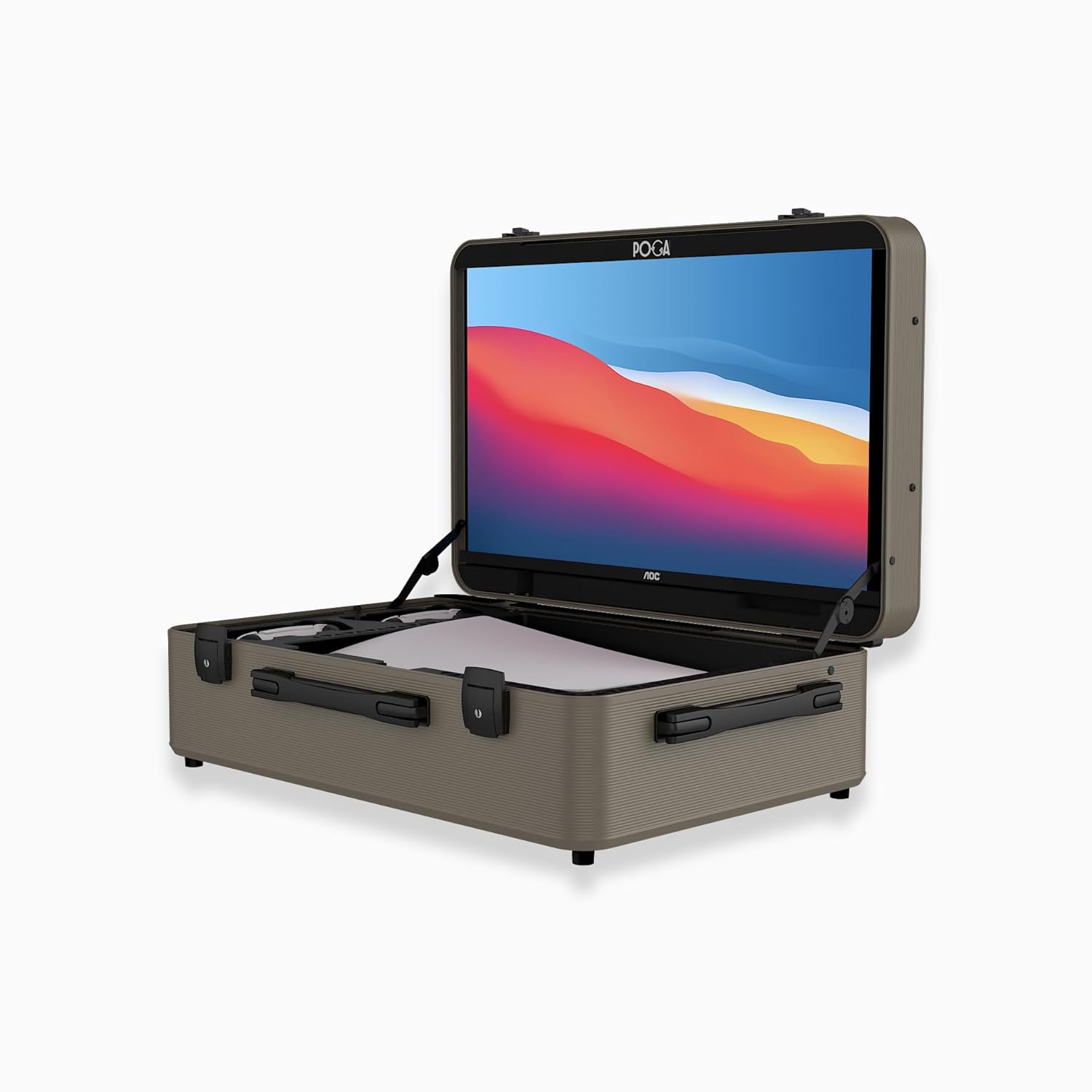 Indigaming POGA Lux Portable Gaming Monitor PlayStation PS5 | Desert Taupe