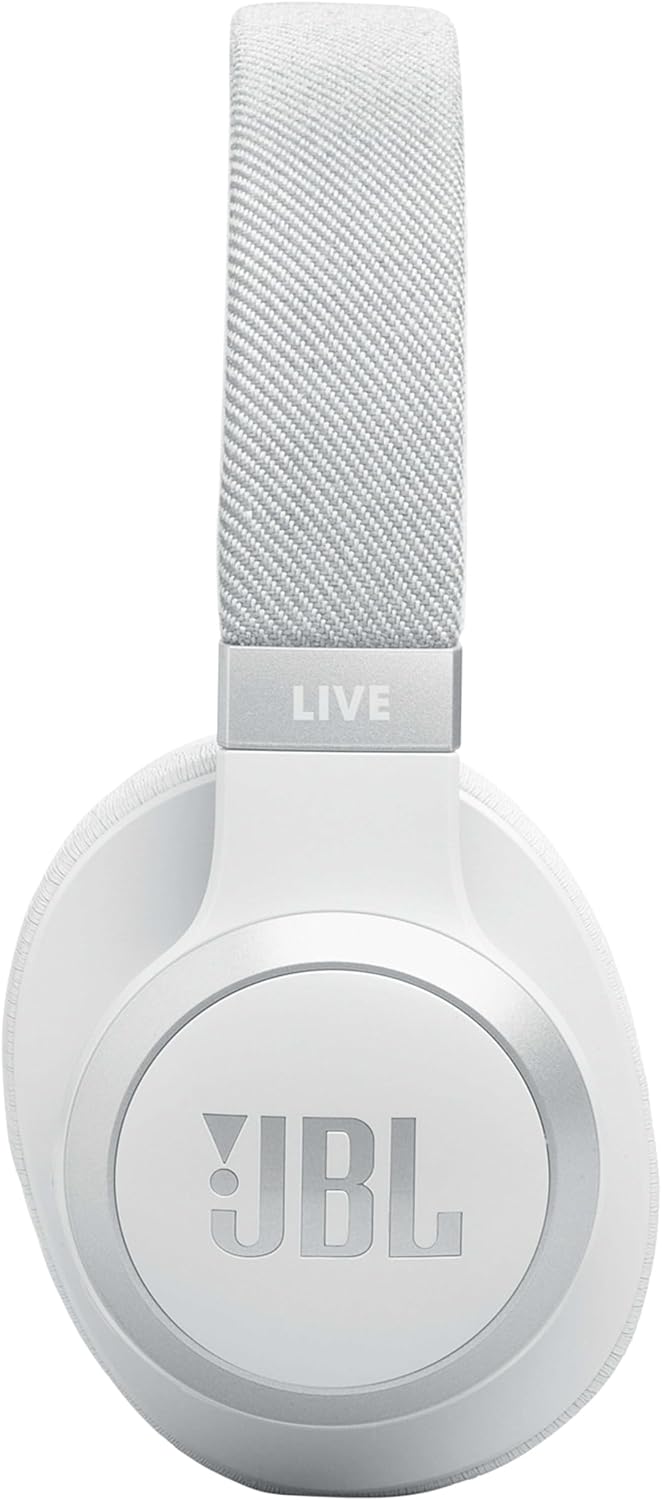 سماعة رأس Live 670 لاسلكية عازلة للضوضاء من JBL | أبيض