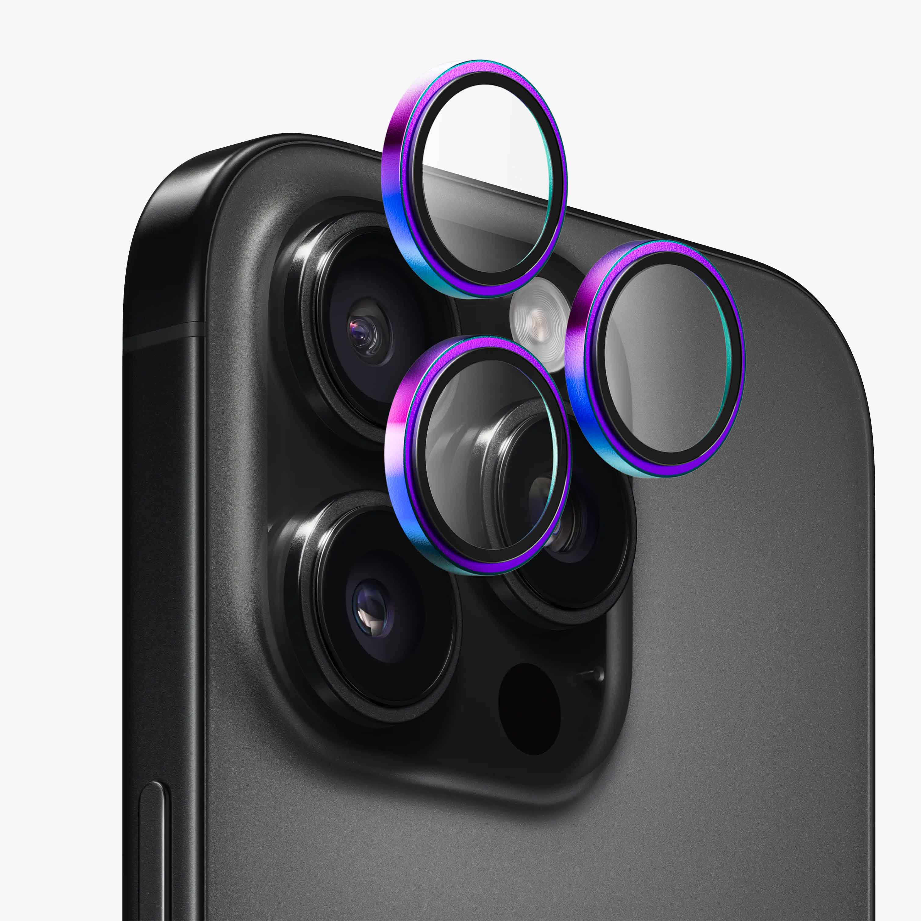 Anank iPhone 16 Pro / 16 Pro Max Sapphire Lense Guard | Flamed Titanium