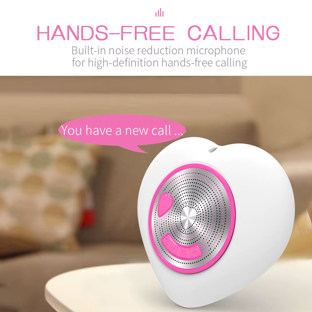 Floating IPX7 Waterproof Bluetooth Speaker with LED | Rose Madder