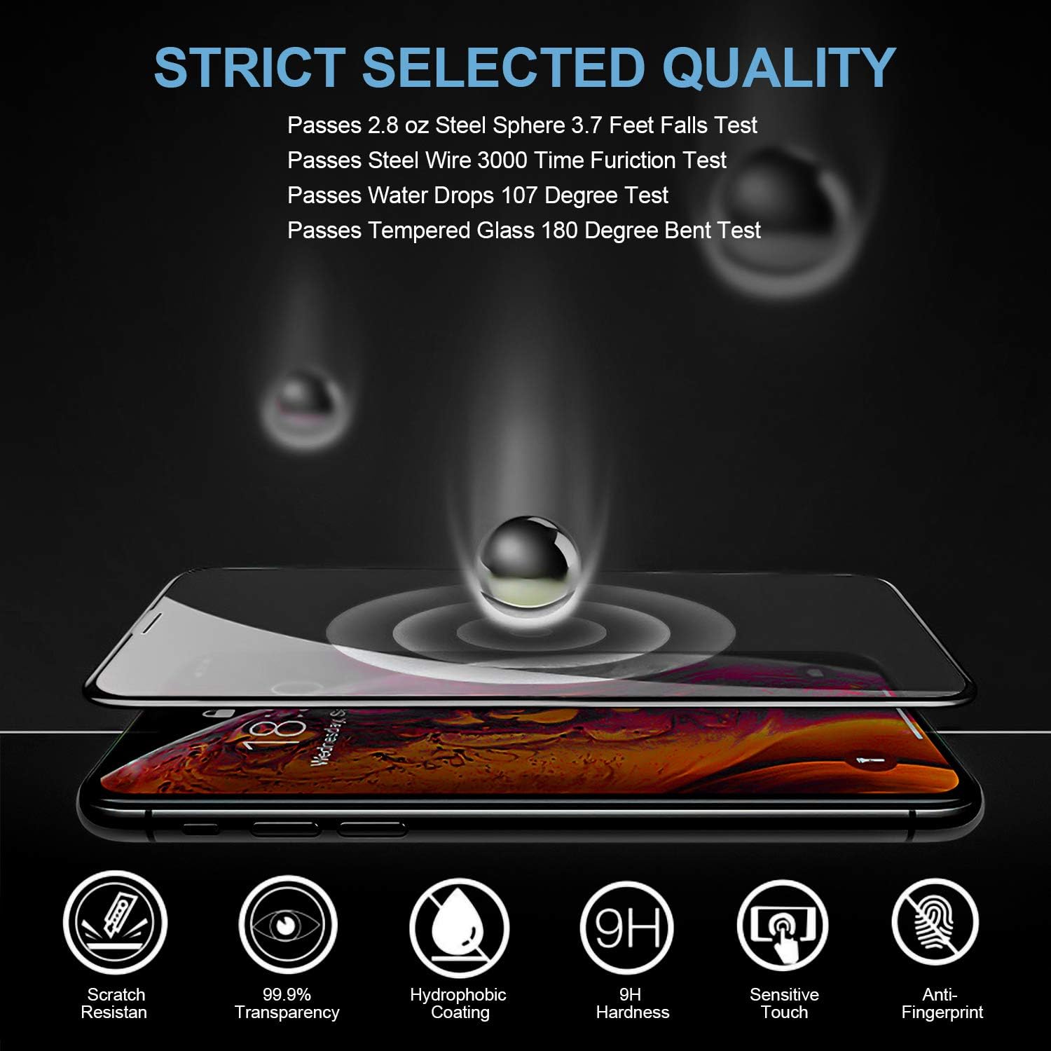 90 Percent Screen Protector Glass for iPhone 11