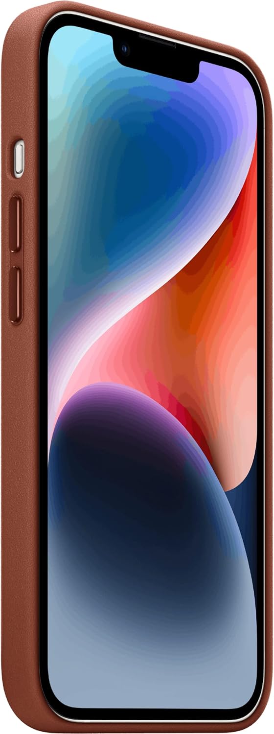 Apple iPhone 14 Plus Leather MagSafe Case |Umber
