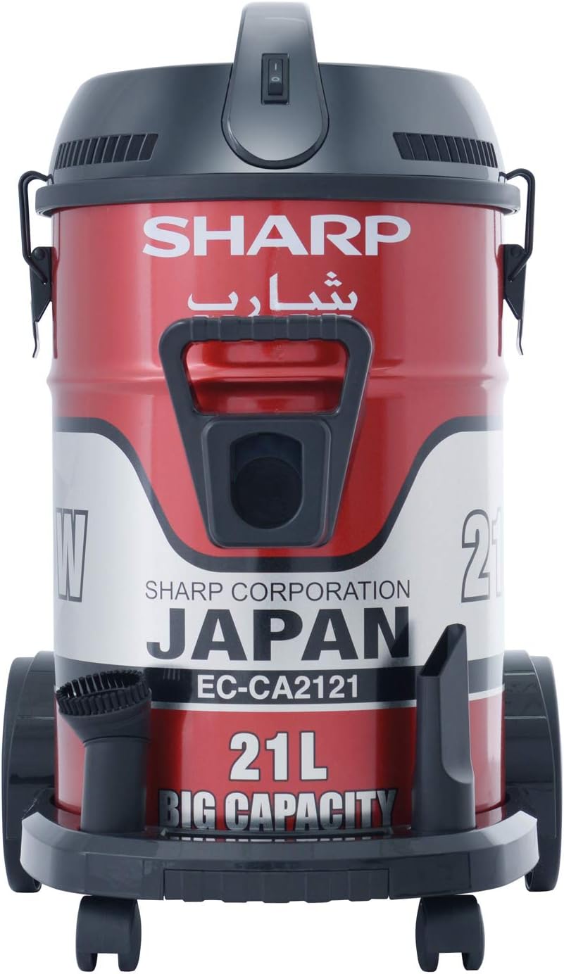 Sharp 21L 2100W Drum/Barrel 100% Copper Motor Vacuum Cleaner