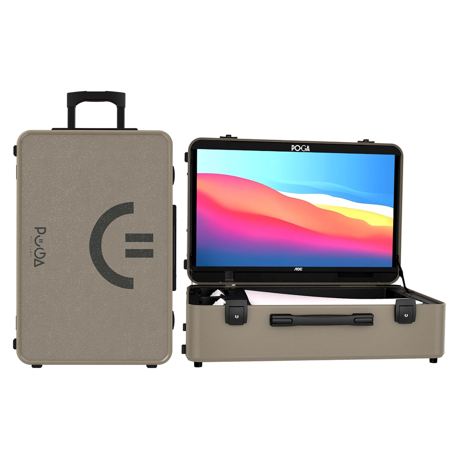 Indigaming POGA Lux Portable Gaming Monitor PlayStation PS5 | Desert Taupe