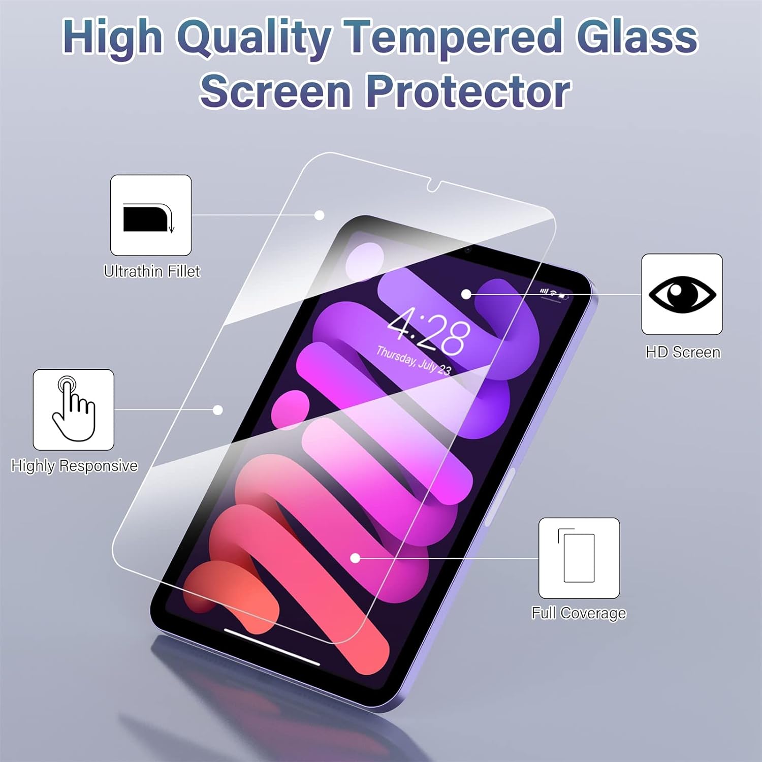 Screen Protector for Apple iPad mini 8.3 inch 2021 | Transparent