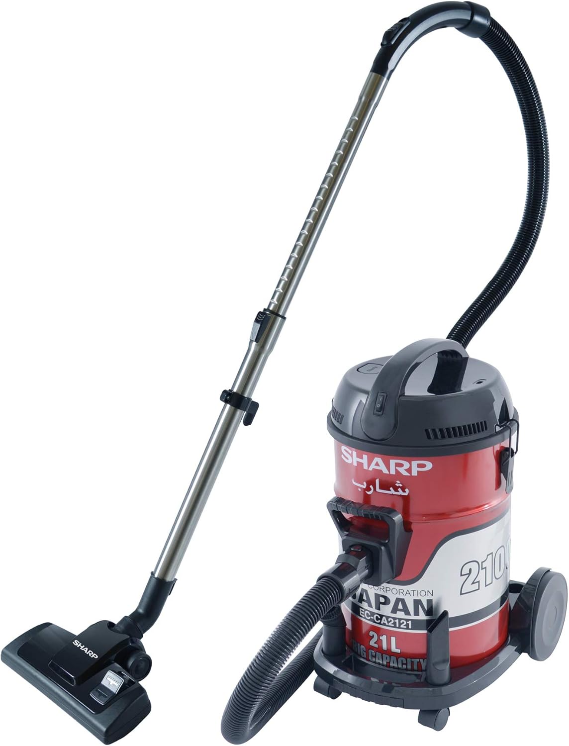 Sharp 21L 2100W Drum/Barrel 100% Copper Motor Vacuum Cleaner