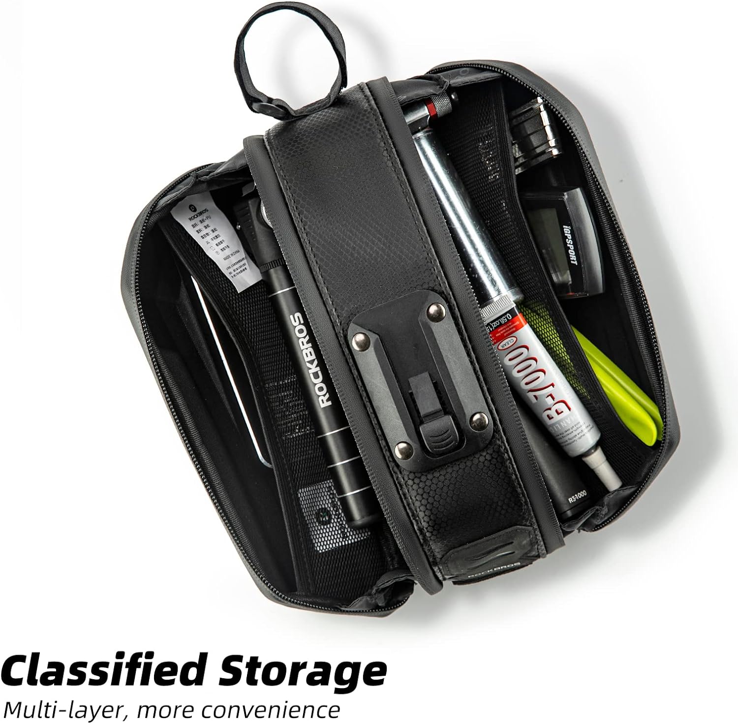 RockBros Cycling Bag PC shell | White