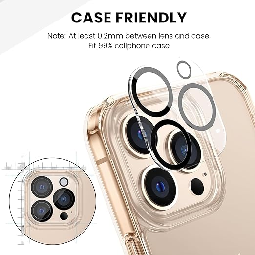 LZEL iPhone 16 Pro/16 Pro Max Camera Guard | Clear