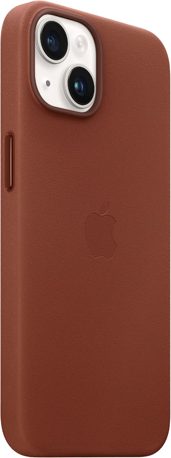 Apple iPhone 14 Plus Leather MagSafe Case |Umber