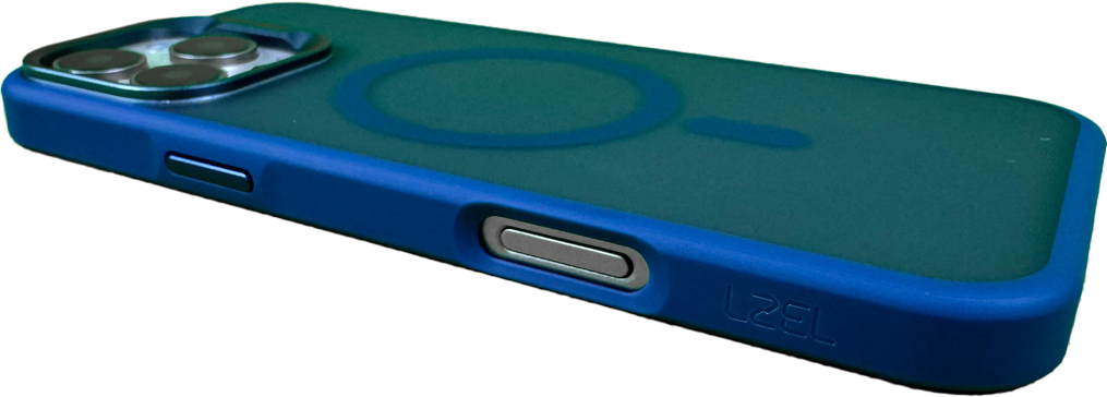 LZEL iPhone 16 Pro Max Mag Fusion Prime Clear Matt With MagSafe |Blue