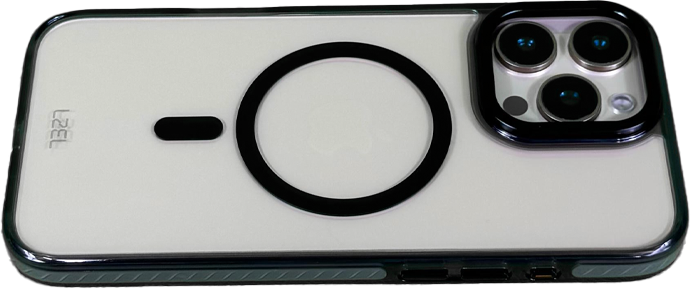 LZEL iPhone 16 Pro Armor Clear Case With MagSafe | Black
