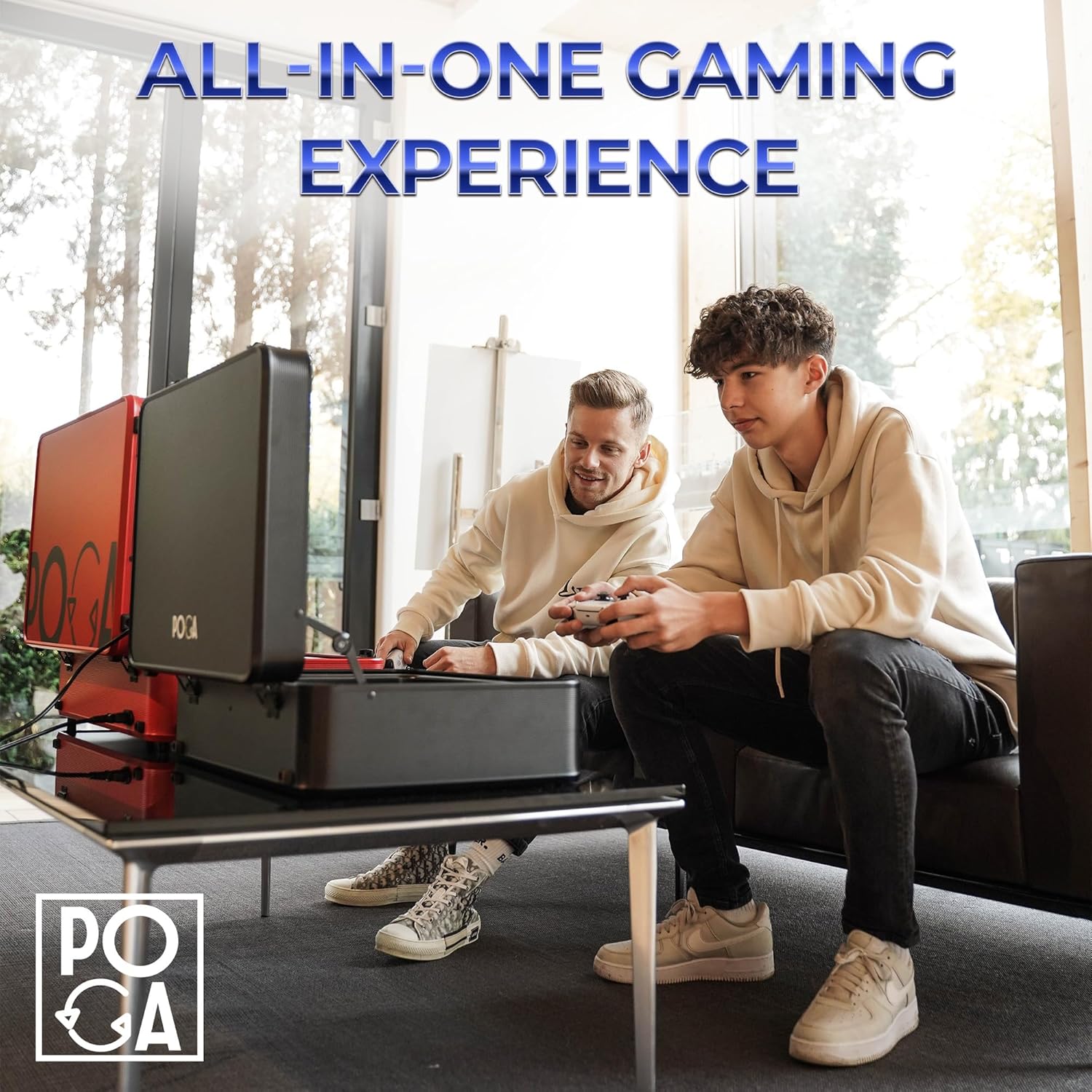 Indigaming POGA Lux Portable Gaming Monitor PlayStation PS5 | Desert Taupe